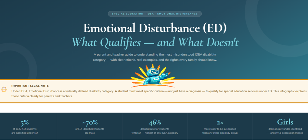 Emotional Disturbance (ED) Under IDEA: What Every Special Education Teacher Really Needs to Know — and Why This Category Breaks My Heart a Little